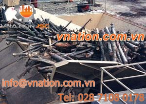 disc feeder / automatic / for wood