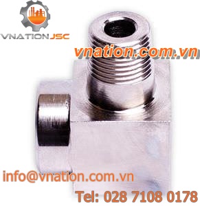 threaded fitting / elbow / hydraulic