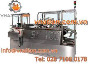 blister packaging machine / for cosmetic products / automatic