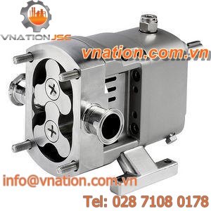 chemical pump / rotary lobe / stainless steel