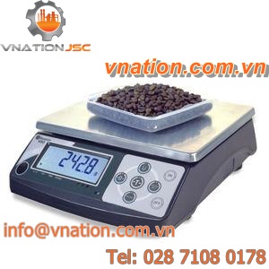 counting scales / benchtop / with LCD display / stainless steel pan