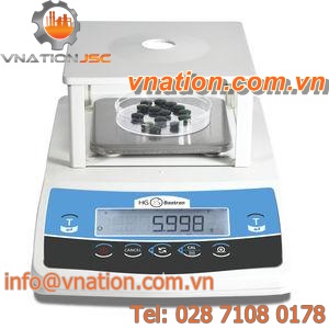 precision scales / counting / with LCD display / stainless steel pan