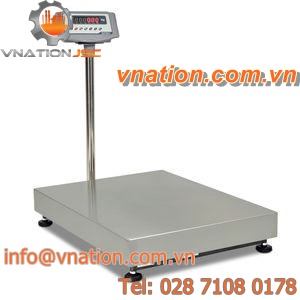 floor scales / counting / with LCD display / IP54