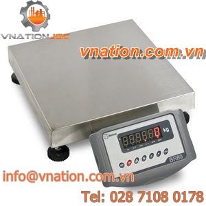 platform scales / counting / with LED display / IP54