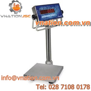 platform scales / counting / with LED display / IP65