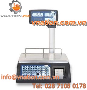 benchtop scales / with LCD display / commercial