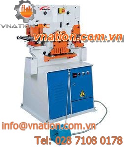 hydraulic punching press / for metal sheets / notching / for cutting