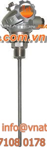 J type thermocouple / K type / with metal thermowell