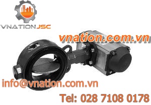 butterfly valve / pneumatic / shut-off