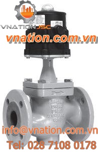 globe valve / shut-off / pneumatic piston