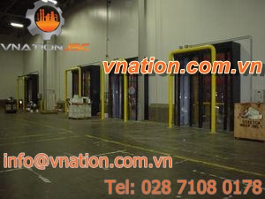 folding doors / for cold storage warehouses / industrial / PVC