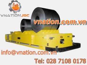 handling cart / reel holder / rail-mounted
