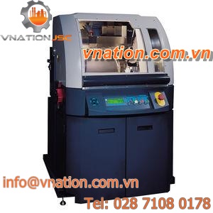 laboratory cutting machine / large-format / floor / wet abrasive