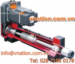 linear actuator / electric / ball screw / with parallel motor