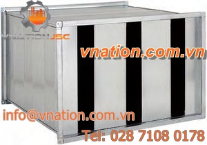 ventilation silencer / for compressed air / metal