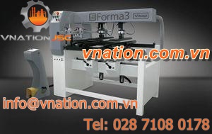 through-feed boring machine