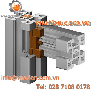 aluminum profile / T-slot / for heavy loads