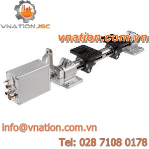 motorized linear axis / single tube / with positioning system / automated format adjustment