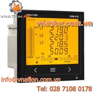 AC energy network analyzer / power / voltage / for integration