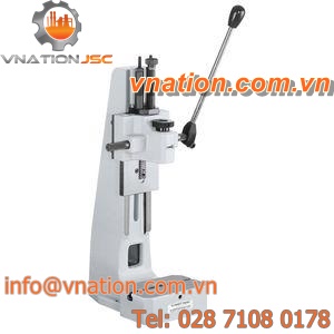 manual press / rack-and-pinion / assembly / C-frame