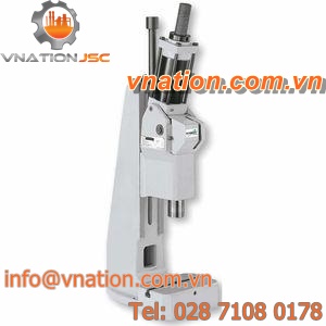 pneumatic press / assembly / with round ram / C-frame