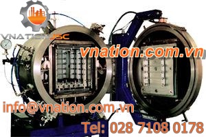 heating furnace / rotary retort / gas-fired / inert gas