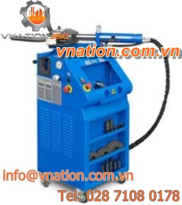 steel workbench / mobile / for pipe cutting