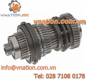 helical gear / for tractor gearboxes / hub