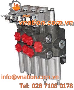 spool hydraulic directional control valve / monobloc