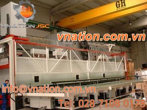 panel thermoforming machine / for aeronautical applications / automated / industrial