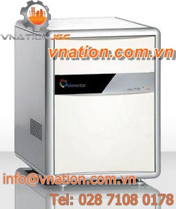 nitrogen analyzer / sulfur / carbon / carbon dioxide