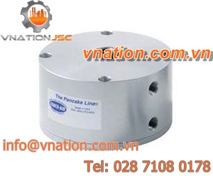 pneumatic cylinder / hydraulic / single-acting / membrane