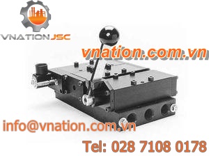 spool pneumatic directional control valve / manual / 4-way