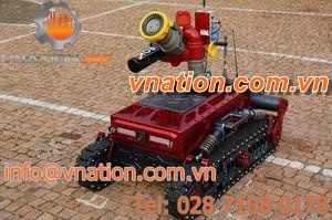 firefighting UGV / detection / intervention / teleoperated