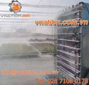 floor-standing fan / axial / cooling / misting