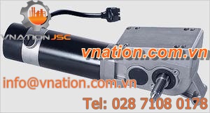 right-angle servo-gearmotor / worm / compact