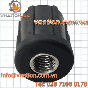 finned plug / threaded / nylon / insertion