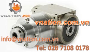 bevel gear reducer / helical / orthogonal / motor