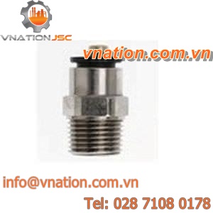 male fitting / push-to-connect / straight / glass fiber reinforced plastic