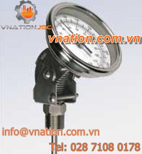 dial thermometer / bimetallic / screw-in / industrial
