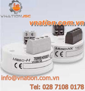 probe head-mounted temperature transmitter / RTD / HART / programmable
