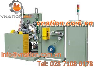 paper packaging machine / for cables / horizontal