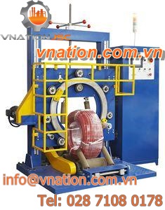 film packaging machine / for cables / overlap