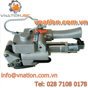 pneumatic strapping tool / for PP-PET straps / semi-automatic