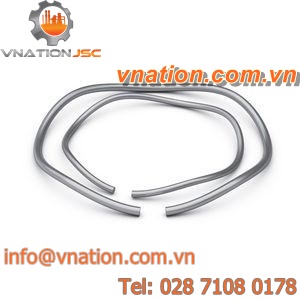 spring / vibration damper / wave / round-wire / for mechanical components