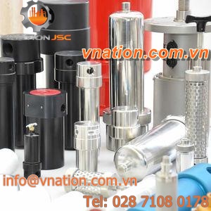 gas filter / air / compressed air / coalescing