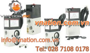 direct-acting solenoid valve / 3-way / pneumatic