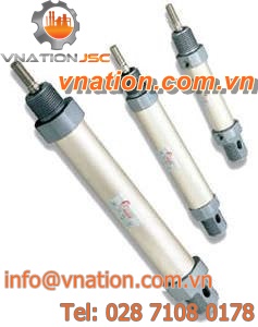 pneumatic cylinder / double-acting / standard / miniature