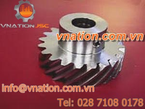 helical gear / stainless steel / precision / hub