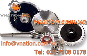 spur gear / straight-toothed / steel / precision